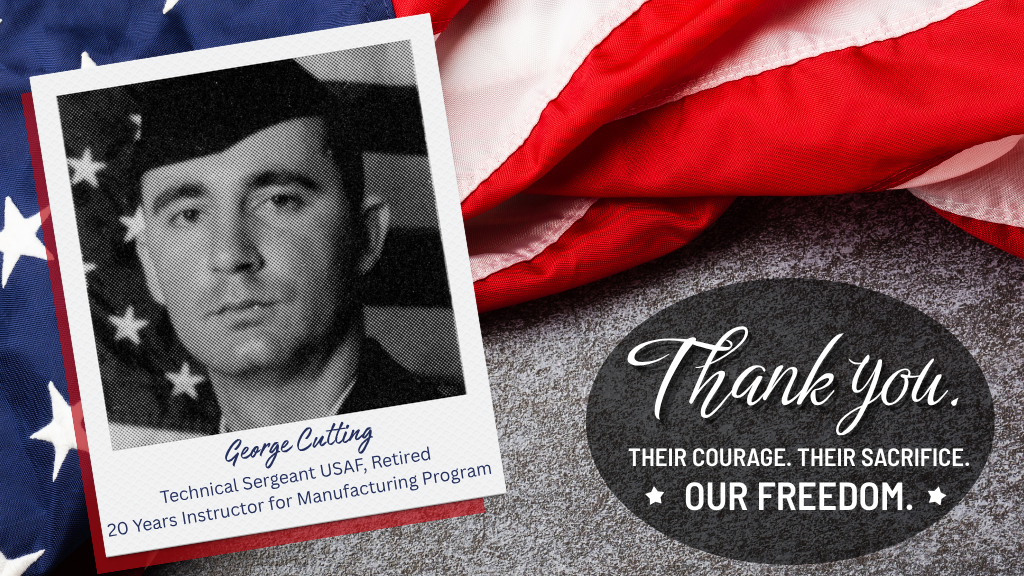 Image of George Cutting, a veteran of the USAF