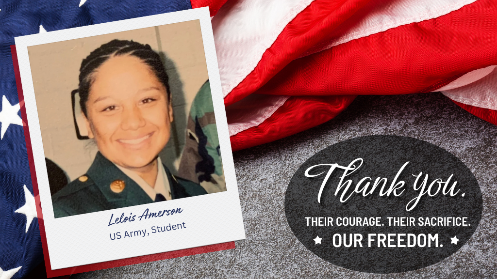 Image of Lelois Amerson, a veteran in the US Army