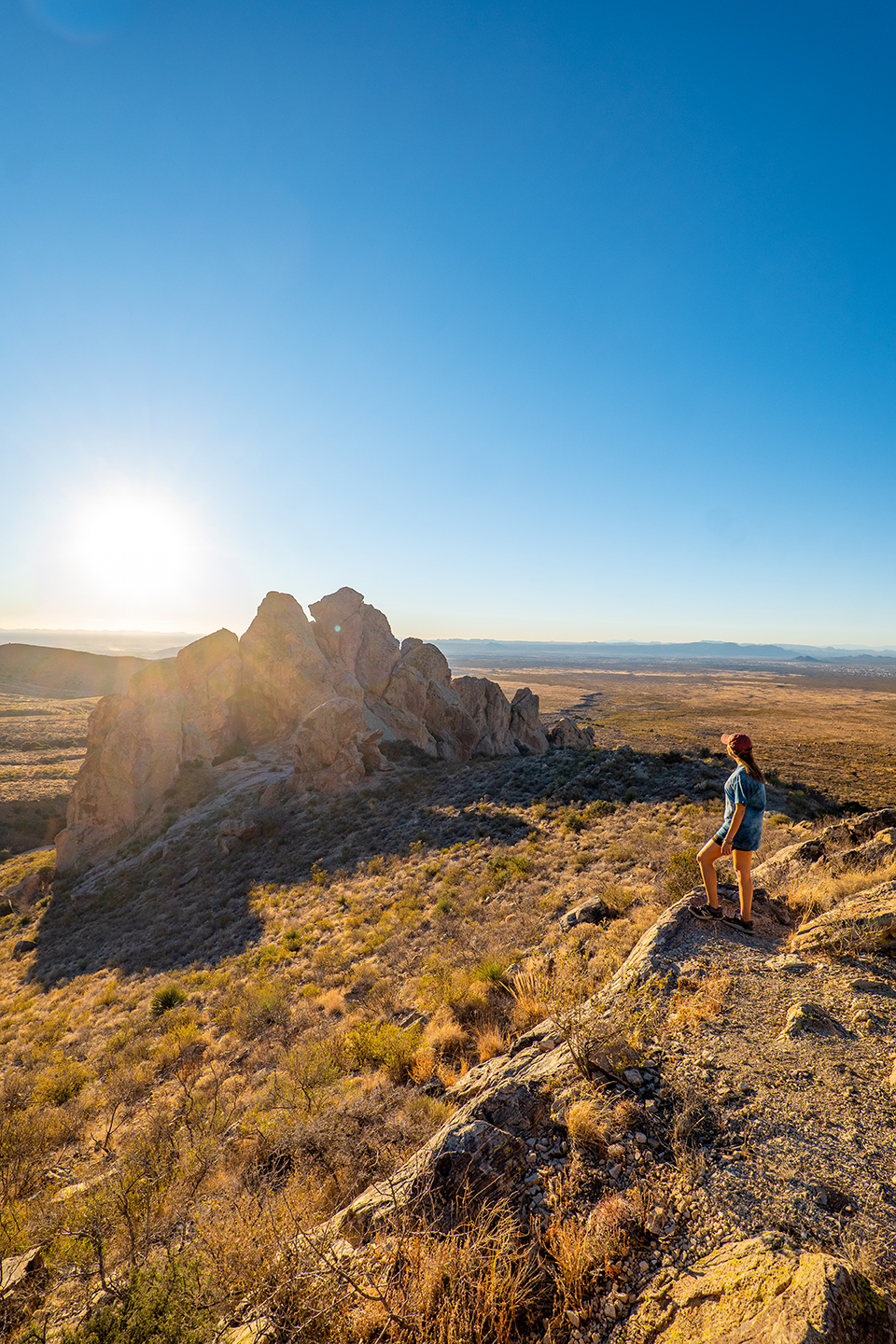 An image of a DACC student out in nature