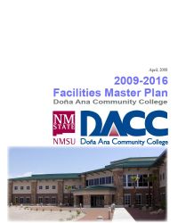 2009 to 2016 Facilities master plan cover page