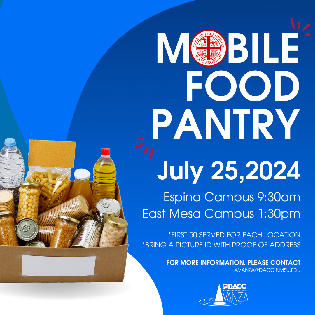 July Mobile Food Pantry flyer