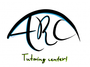 The calligraphy inspired logo for the ARC tutoring center