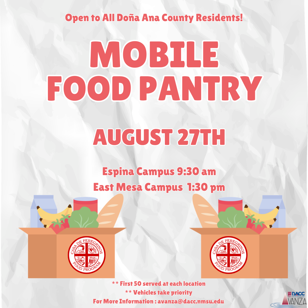August Mobile Food Pantry Flyer