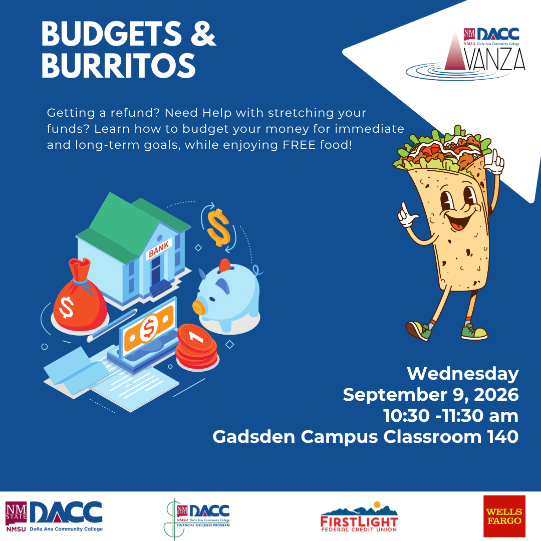 Budgets & Burritos Workshop Flyer