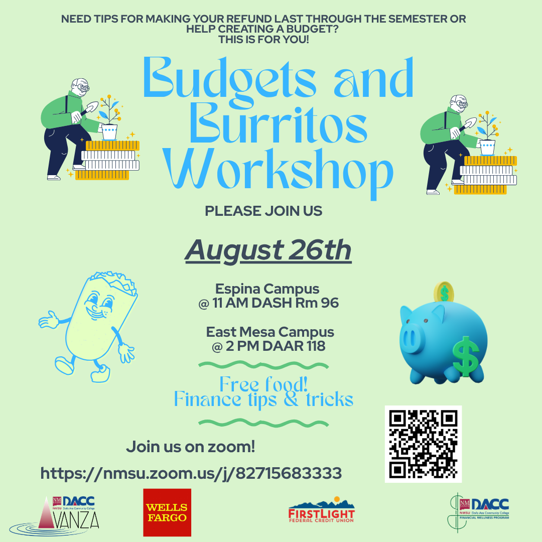 Las Cruces Budgets & Burritos Flyer