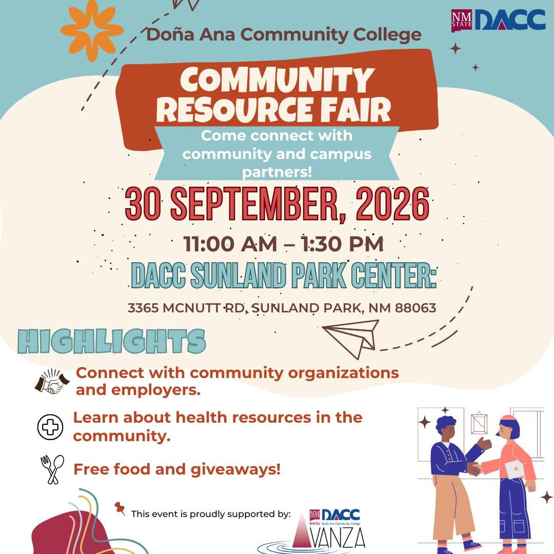 Sunland Park Resource Fair Flyer