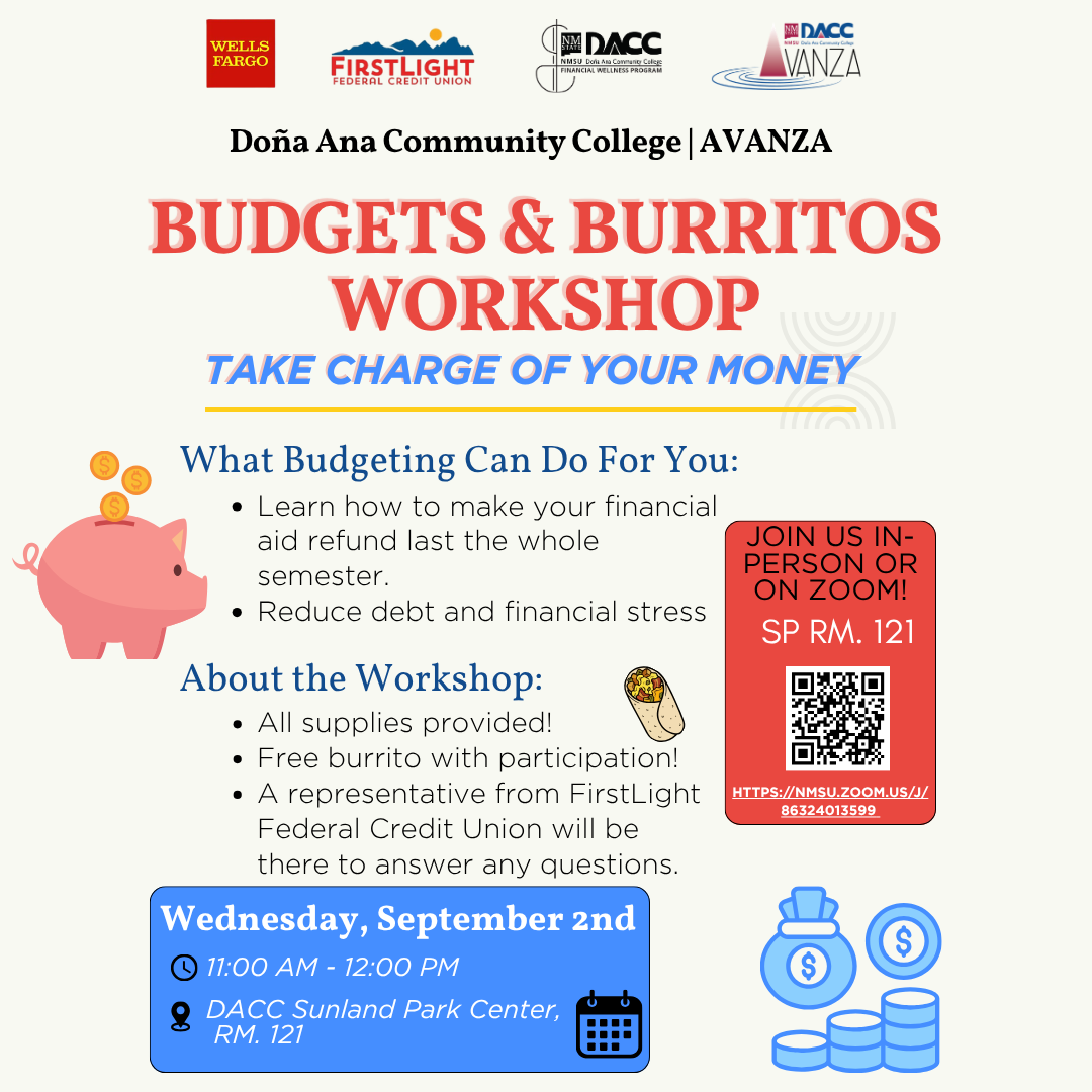 Sunland Park Budgets & Burritos Flyer